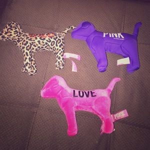 3 Victoria Secret Pink doggies🎀😊🐩