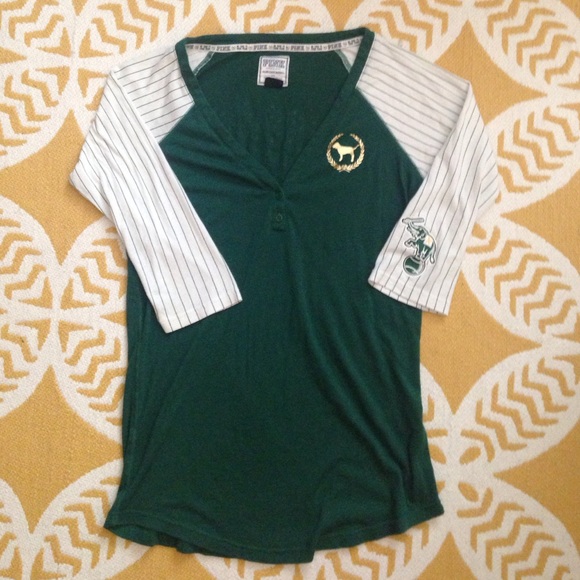 VS PINK Oakland A's baseball shirt