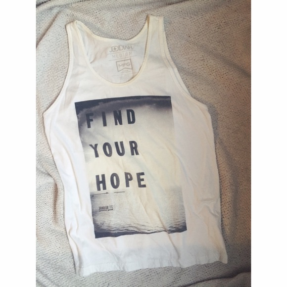 "Find Your Hope" Unisex/Men's Tank Top Sz. Medium
