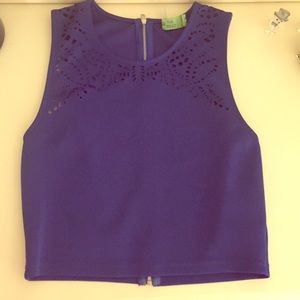 Blue Crop Top!