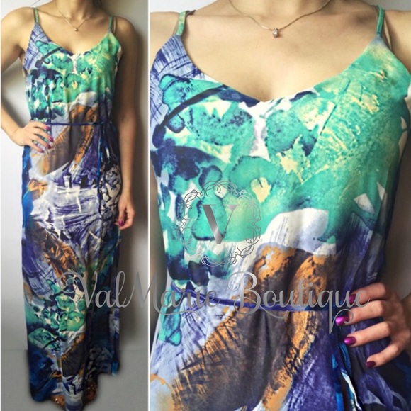 Multi Colored Stunning Maxi Dress - Picture 2 of 4
