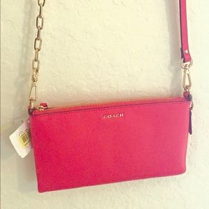 Brand new with tags cross soft coach purse