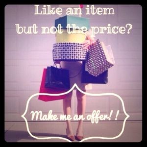 I accept reasonable offers 💕