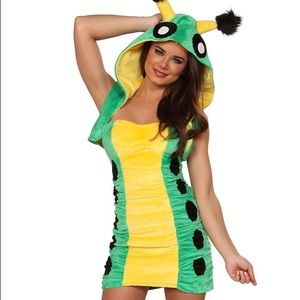 NWOT Sexy Festival Caterpillar Halloween Costume