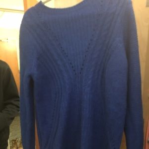 Cobalt blue, long sweater