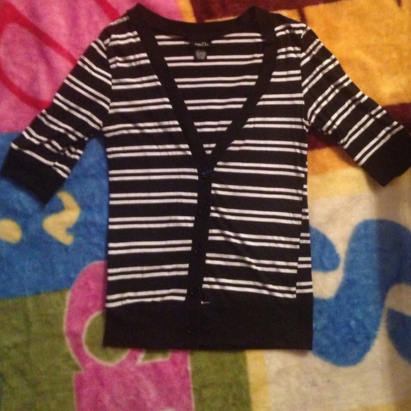 Cardigan sweater.