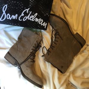 Sam Edelman Tan Suede Boots