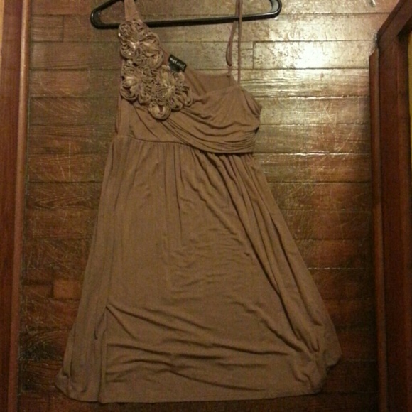 Brown formal dress