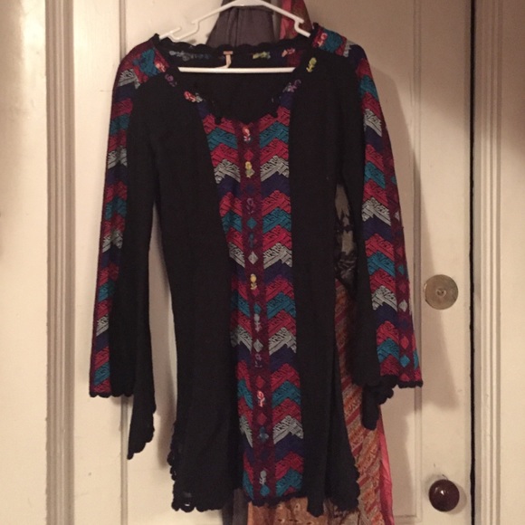 Free people bell sleeved dress