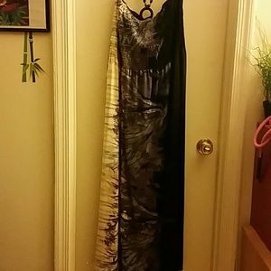 Multi colored long maxi sun dress