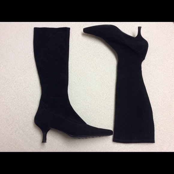 Stuart Weitzman Shoes - 9M  STUART WEITZMAN  Black Suede Tall Boots