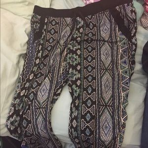Patterned joggers