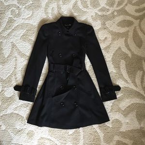 Black trench coat
