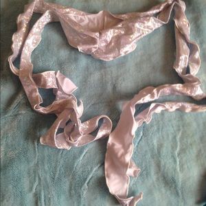 Rave white disco side tie