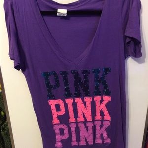 PINK "PINK" v-neck