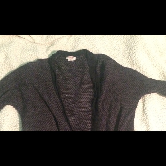 Black Knit Cardigan