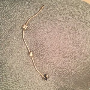 Pandora bracelet with 2 charms