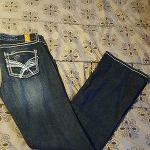 DARK wash jeans