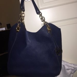 Navy Michael kors purse