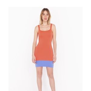 Brand new Ponte Color Block Mini Tank Dress