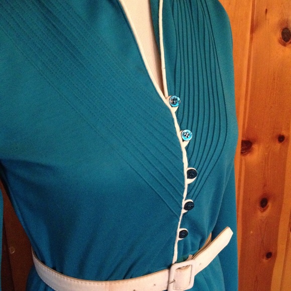 Vintage blue dress.