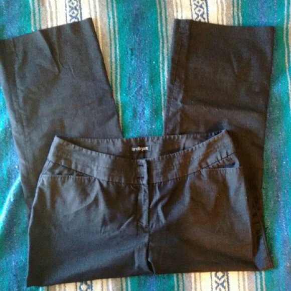 Charcoal gray Lane Byrant work pants size 18