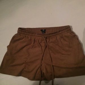 FAUX SUEDE H&M SHORTS