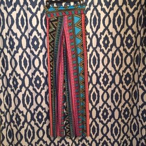 Palazzo pants, very colorful! Size S