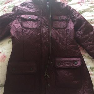 Barbour Jacket Bordeaux Red UK size 8