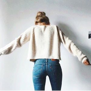 Levi's 524 skinny-leg, low-cut jeans