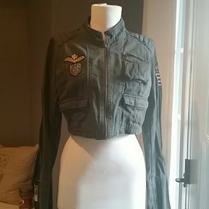 Cropped Army Jacket