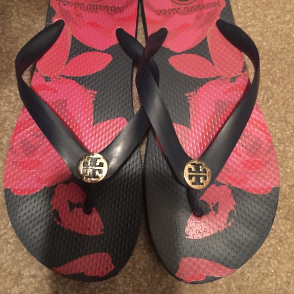 Tory Burch size 9 flip flops