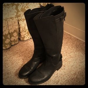 J.crew Black Leather Boots