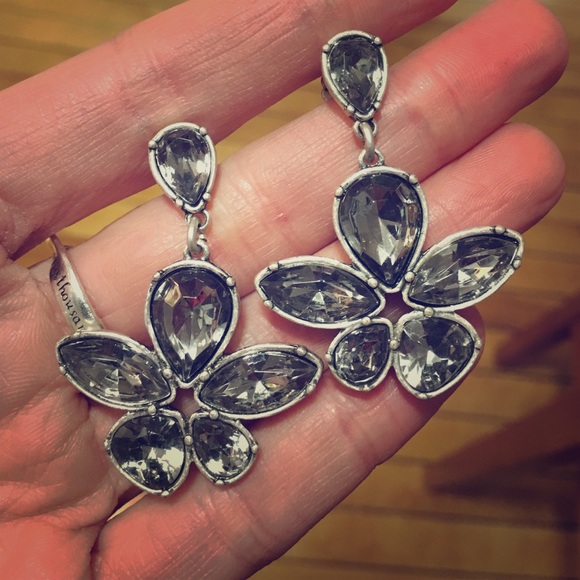 Silver dangly earrings