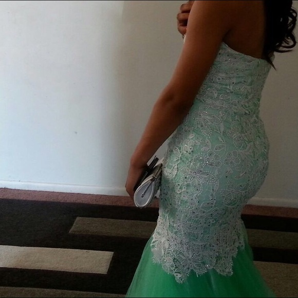 Mermaid style prom dress