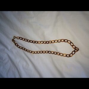 J. Crew tortoise chain necklace