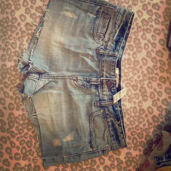VS Pink denim shorts