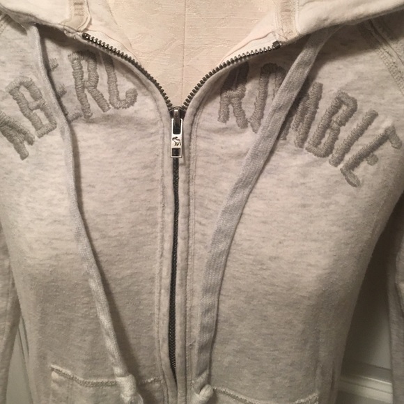 Timeless Abercrombie full  2 way zip hoodie
