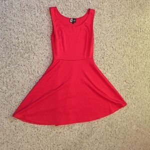 Light red summer dress