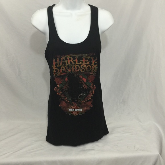 Black Harley Davidson Tank Top