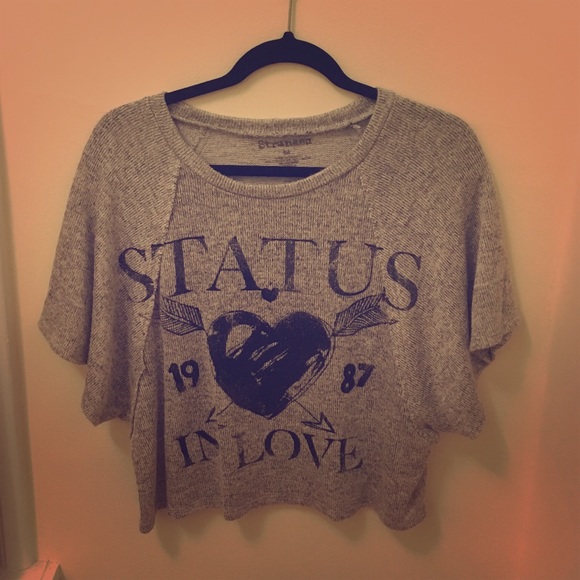 Graphic crop top