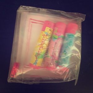 BNWT Lilly Pulitzer Lip Balm Set