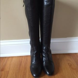 Via Spiga black tall boots. Barely born.