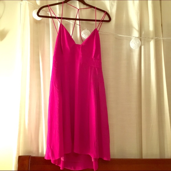 Fuchsia Backless Express Dress