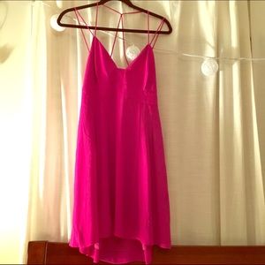 Fuchsia Backless Express Dress