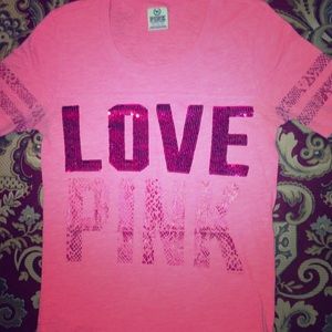 Victoria's Secret varsity bling t shirt