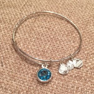 Alex & Ani Aquamarine Bangle