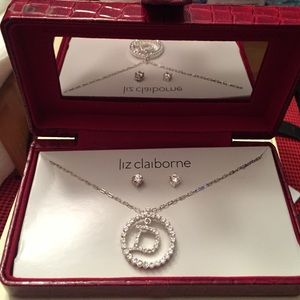 Necklace and earrings