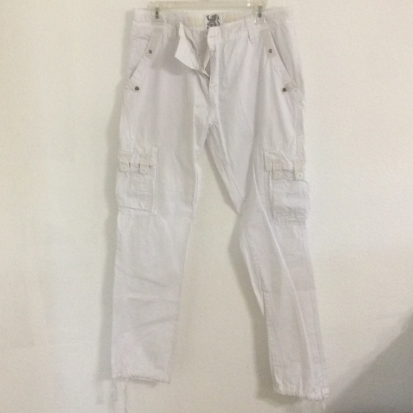 Fusai White Cargo pants