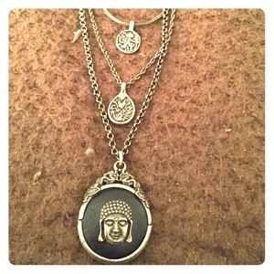 Lucky Brand Buddha necklace